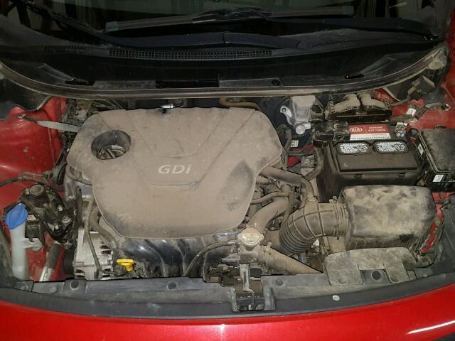 KNADM4A35D6274221 - 2013 KIA RIO LX Կարմիր լուսանկար 7