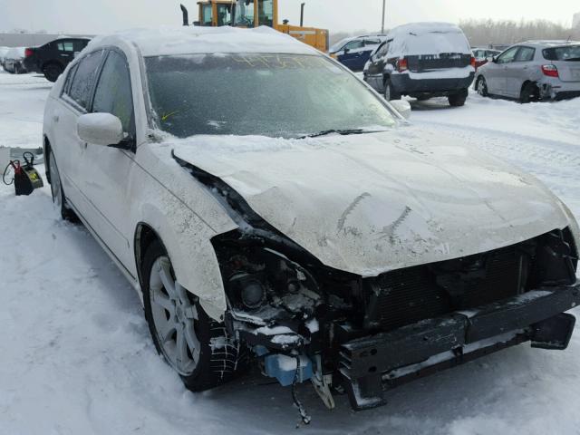 1N4BA41E48C805734 - 2008 NISSAN MAXIMA SE WHITE photo 1