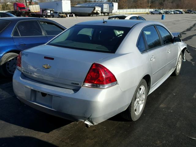 2G1WB5E38F1160217 - 2015 CHEVROLET IMPALA LIM SILVER photo 4