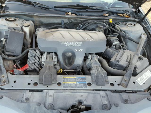 2G2WS522051194447 - 2005 PONTIAC GRAND PRIX GRAY photo 7