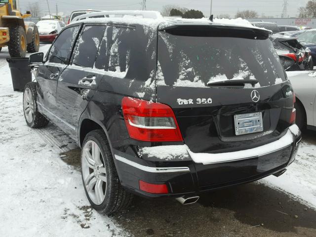 WDCGG8HB3CF812094 - 2012 MERCEDES-BENZ GLK 350 4M BLACK photo 3