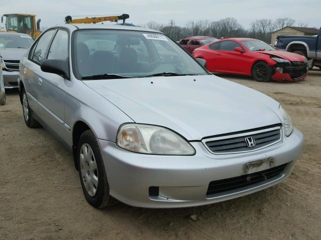 2HGEJ6615YH578660 - 2000 HONDA CIVIC BASE 银色 照片 1