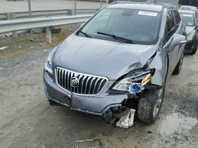 KL4CJFSB2EB526440 - 2014 BUICK ENCORE CON GRAY photo 2