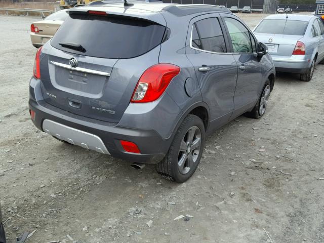 KL4CJFSB2EB526440 - 2014 BUICK ENCORE CON GRAY photo 4