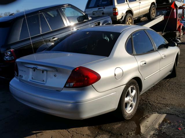 1FAFP53U93G227335 - 2003 FORD TAURUS SE SILVER photo 4