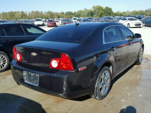 1G1ZH57B594200827 - 2009 CHEVROLET MALIBU 1LT BLACK photo 4