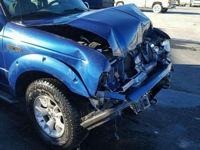 1FTLR4FE8APA46861 - 2010 FORD RANGER SUP BLUE photo 9