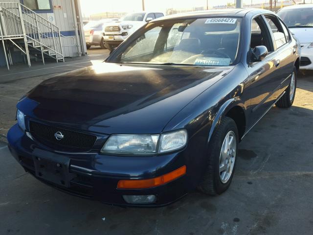 JN1CA21D5ST013418 - 1995 NISSAN MAXIMA GLE BLUE photo 2