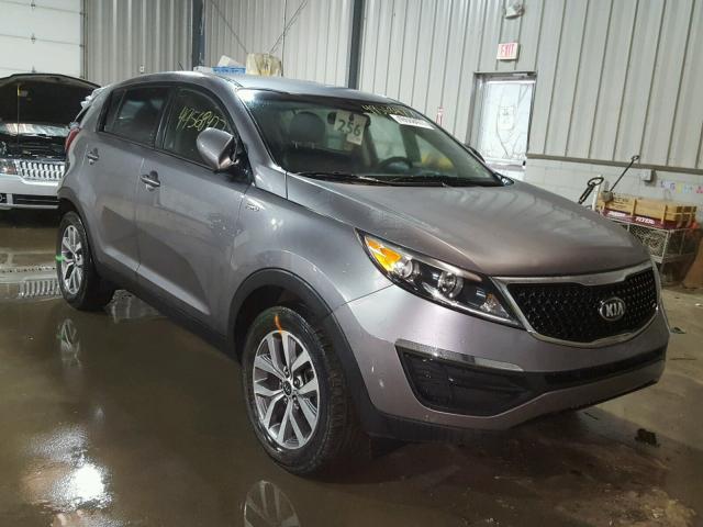 KNDPBCAC9F7758163 - 2015 KIA SPORTAGE L GRAY photo 1