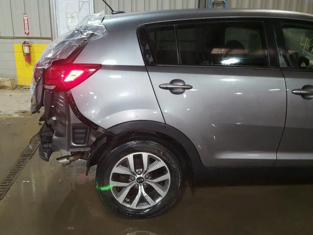 KNDPBCAC9F7758163 - 2015 KIA SPORTAGE L GRAY photo 9