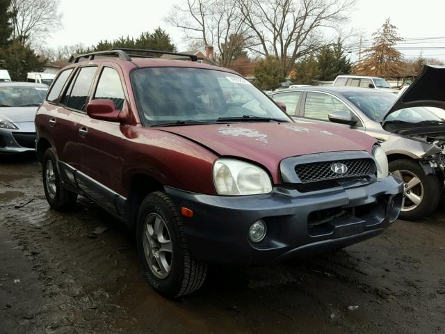 KM8SC73D03U448979 - 2003 HYUNDAI SANTA FE G BURGUNDY photo 1