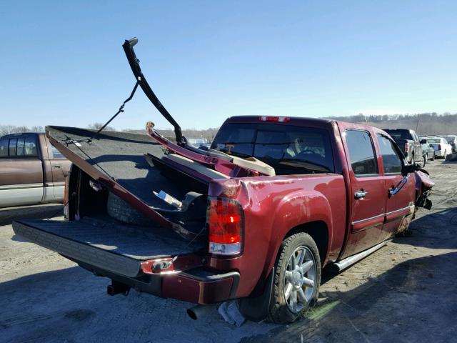 3GTP1XE23DG124179 - 2013 GMC SIERRA C15 BURGUNDY photo 4