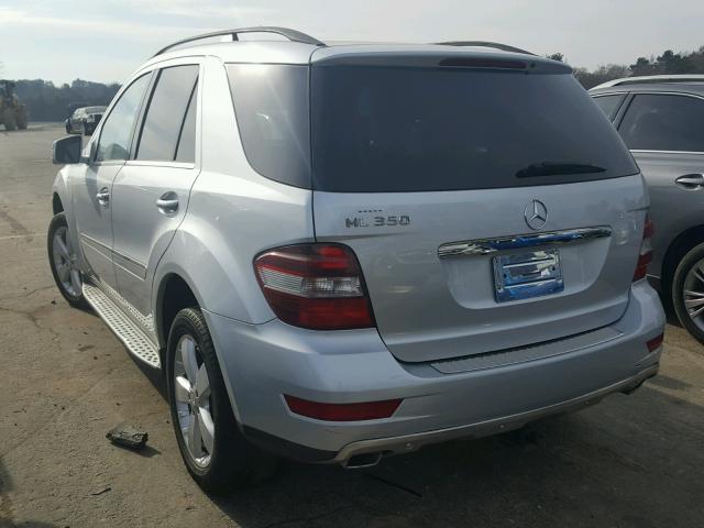 4JGBB5GB4BA644455 - 2011 MERCEDES-BENZ ML 350 SILVER photo 3