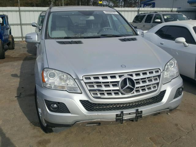 4JGBB5GB4BA644455 - 2011 MERCEDES-BENZ ML 350 SILVER photo 9