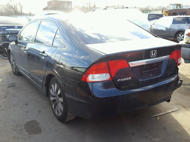 2HGFA1F84AH556773 - 2010 HONDA CIVIC EX Schwarz Foto 3