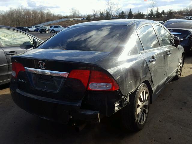 2HGFA1F84AH556773 - 2010 HONDA CIVIC EX BLACK photo 4