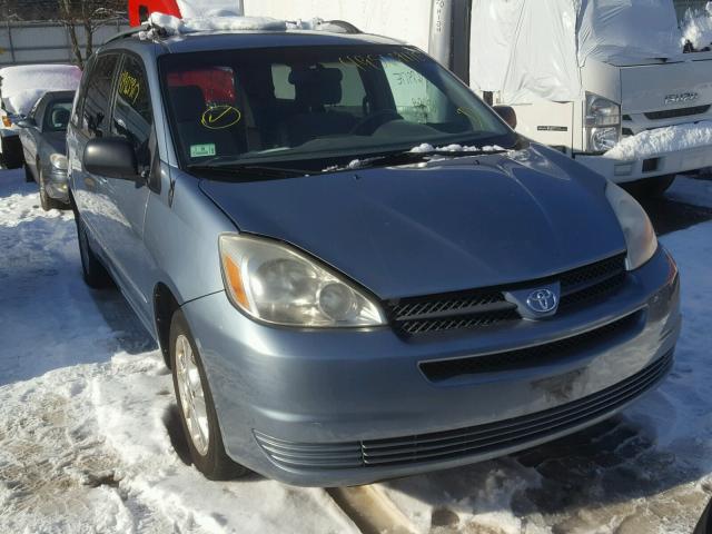 5TDBA23C24S023581 - 2004 TOYOTA SIENNA LE BLUE photo 9