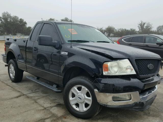 1FTRF02554KD78677 - 2004 FORD F150 BLACK photo 1