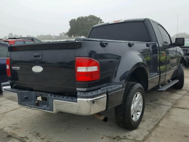 1FTRF02554KD78677 - 2004 FORD F150 BLACK photo 4