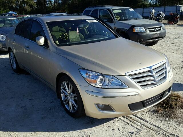 KMHGC4DFXBU117975 - 2011 HYUNDAI GENESIS 4. GOLD photo 1