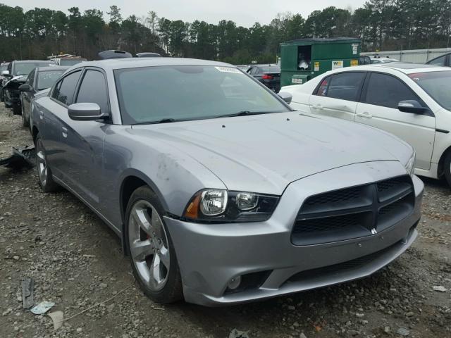 2C3CDXHG3DH643380 - 2013 DODGE CHARGER SX SILVER photo 1