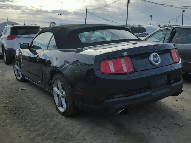 1ZVBP8FF0C5268453 - 2012 FORD MUSTANG GT BLACK photo 3