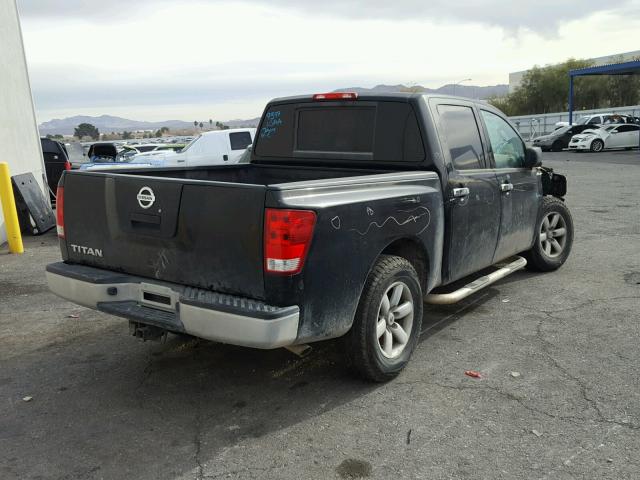 1N6AA0EK2BN324226 - 2011 NISSAN TITAN S BLACK photo 4