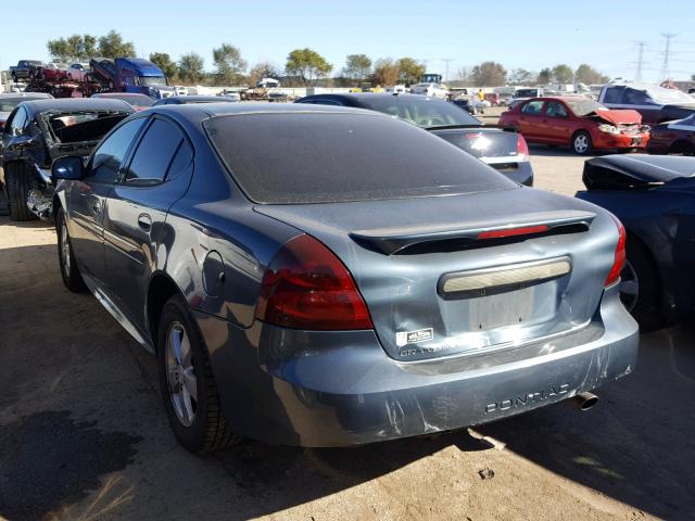 2G2WP552871160496 - 2007 PONTIAC GRAND PRIX BLUE photo 3