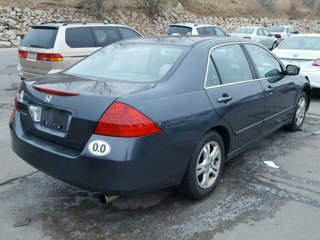 1HGCM557X6A154966 - 2006 HONDA ACCORD EX GRAY photo 4