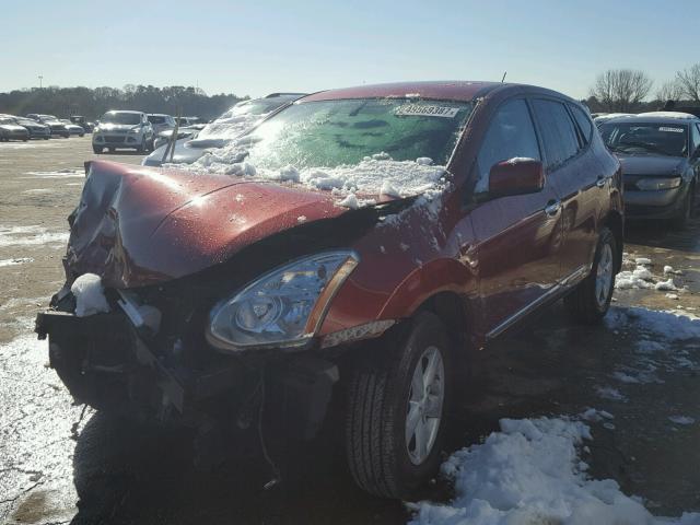 JN8AS5MT1DW010530 - 2013 NISSAN ROGUE S RED photo 2