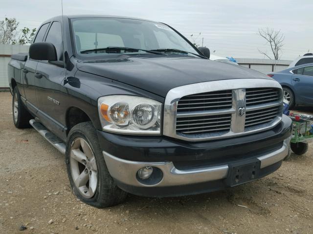 1D7HA18P17S114164 - 2007 DODGE RAM 1500 S BLACK photo 1