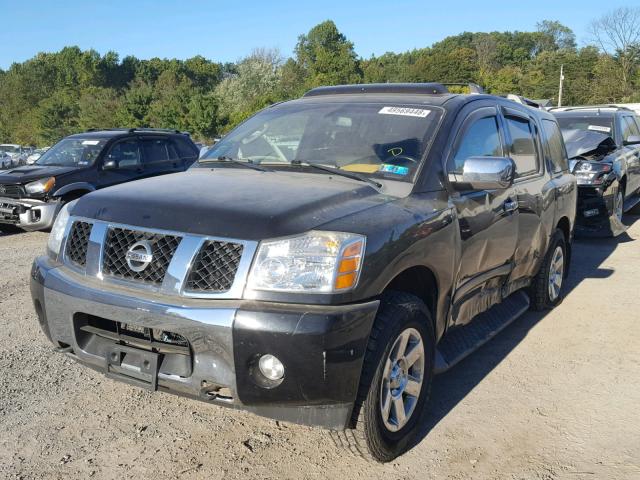 5N1AA08C87N724012 - 2007 NISSAN ARMADA SE BLACK photo 2