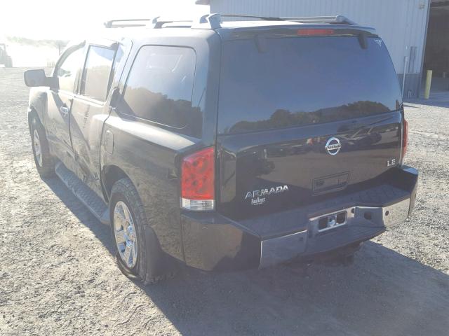 5N1AA08C87N724012 - 2007 NISSAN ARMADA SE BLACK photo 3