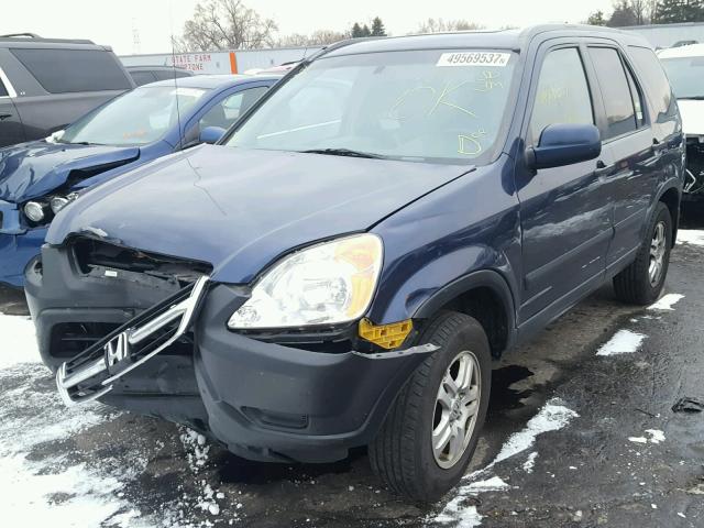 JHLRD78853C033225 - 2003 HONDA CR-V EX ლურჯი ფოტო 2