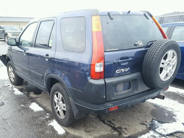 JHLRD78853C033225 - 2003 HONDA CR-V EX ლურჯი ფოტო 3
