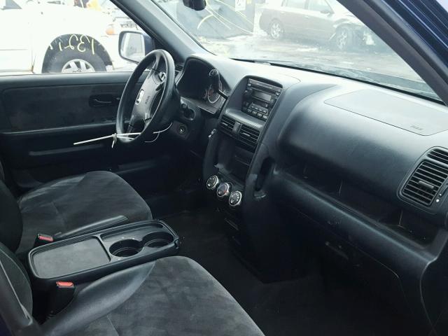 JHLRD78853C033225 - 2003 HONDA CR-V EX ლურჯი ფოტო 5