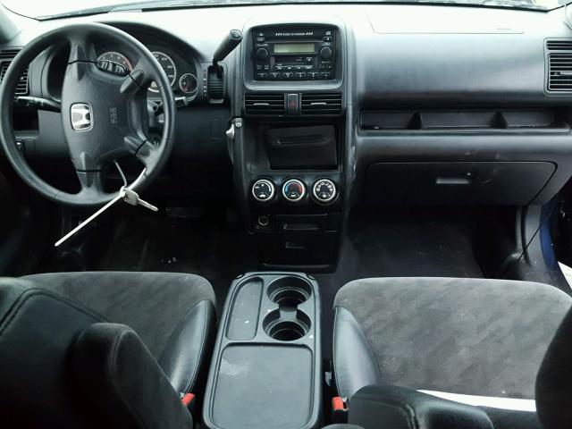 JHLRD78853C033225 - 2003 HONDA CR-V EX ლურჯი ფოტო 9