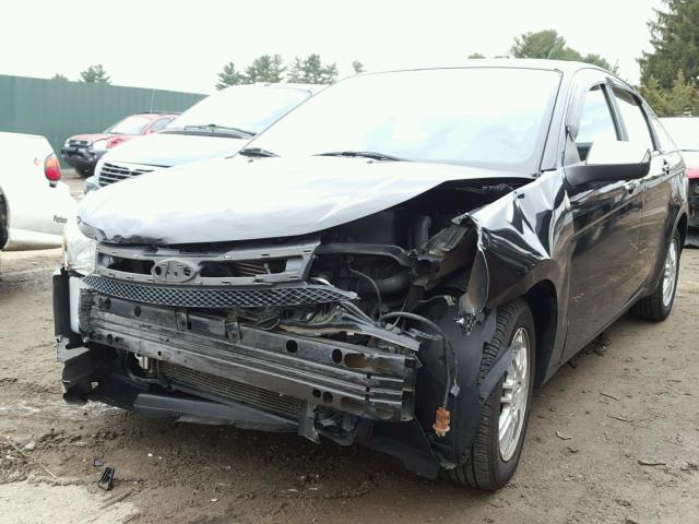 1FAHP3FN0AW205602 - 2010 FORD FOCUS SE BLACK photo 9