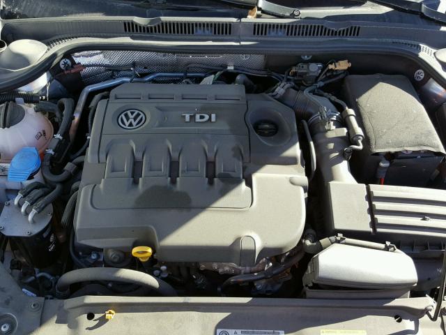 3VWLA7AJ1FM205579 - 2015 VOLKSWAGEN JETTA TDI SILVER photo 7