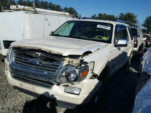 1FMEU75E17UB66842 - 2007 FORD EXPLORER L WHITE photo 2