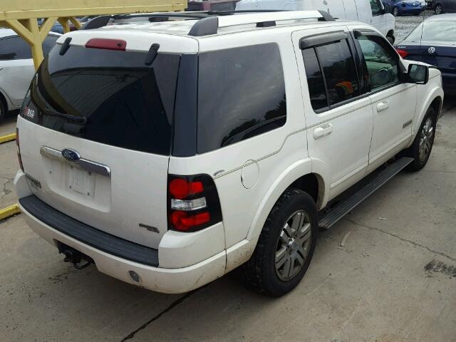 1FMEU75E17UB66842 - 2007 FORD EXPLORER L WHITE photo 4