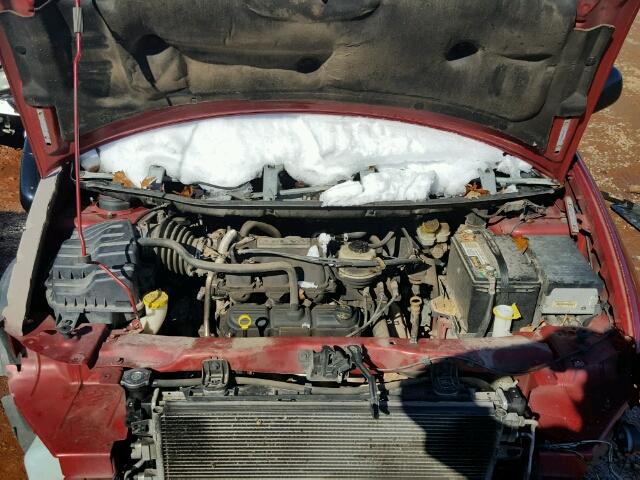 2D4GP44L26R701176 - 2006 DODGE GRAND CARA RED photo 7