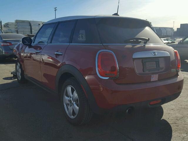 WMWXS5C57FT832078 - 2015 MINI COOPER RED photo 3