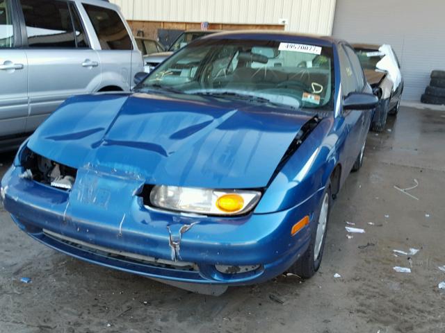 1G8ZH52842Z165607 - 2002 SATURN SL1 BLUE photo 2