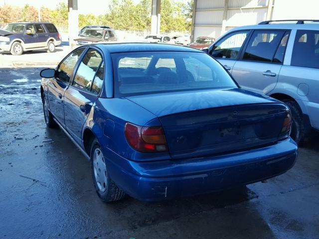 1G8ZH52842Z165607 - 2002 SATURN SL1 BLUE photo 3