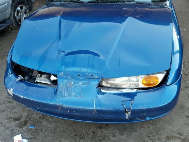 1G8ZH52842Z165607 - 2002 SATURN SL1 BLUE photo 9