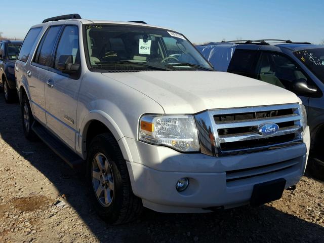 1FMFU16518LA28581 - 2008 FORD EXPEDITION WHITE photo 1