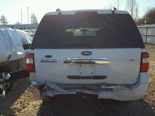 1FMFU16518LA28581 - 2008 FORD EXPEDITION WHITE photo 9