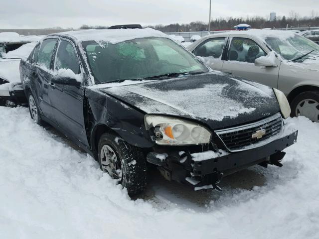 1G1ZS58F87F164961 - 2007 CHEVROLET MALIBU LS შავი ფოტო 1