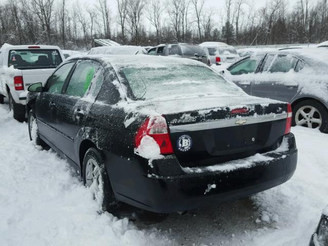 1G1ZS58F87F164961 - 2007 CHEVROLET MALIBU LS შავი ფოტო 3